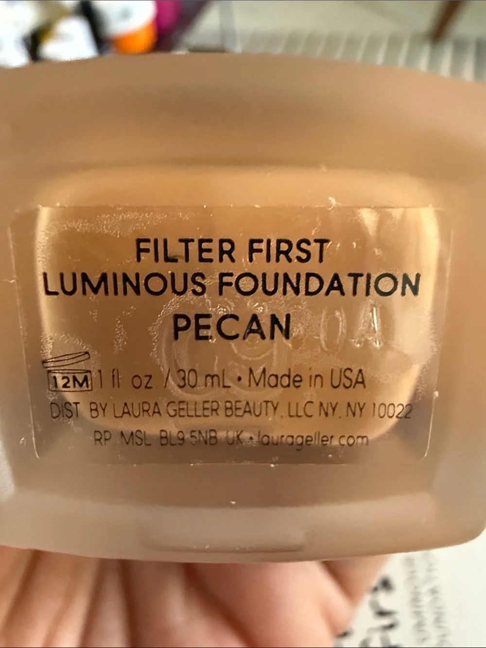 Laura Geller Filter First Luminous Foundation - Pecan